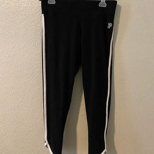 Victoria’s Secret White Stripe Leggings